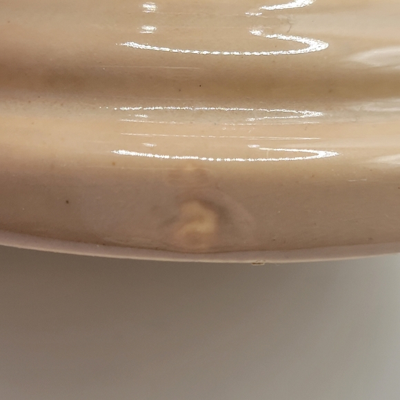 VTG Royal Haeger Footed Vase | 9" | Creamy Beige & Bluish Gray | Pottery - Picture 11 of 13